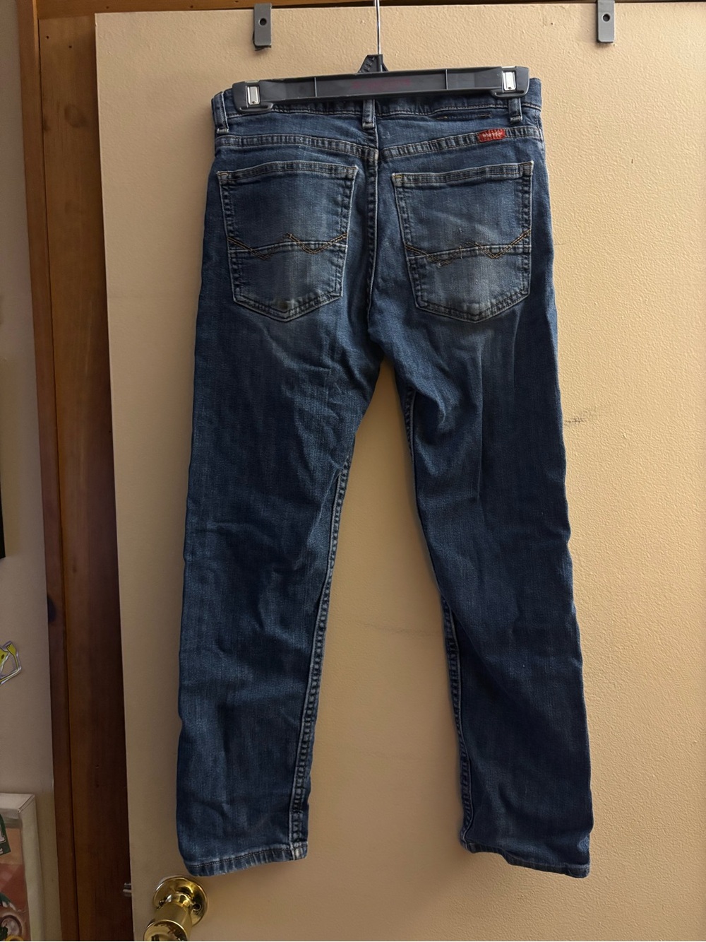 Kids Dark Blue Denim Jeans - taper Fit